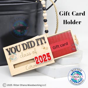 Tarjetero de regalo de graduación personalizado, regalo de graduación de 2025, regalo para personas mayores, recuerdo de graduación personalizado, regalo de graduación de secundaria o universidad.