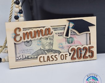 Graduation Money Holder, Class of 2026 Gift, High School Graduation, Gift for Graduate Student, Gift for High School Senior, Graduation Gift