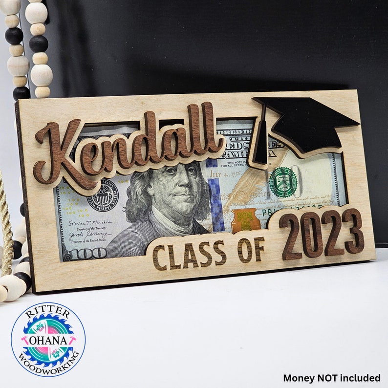 Graduation Money Holder, Class of 2024 Gift, High School Graduation, Gift for Graduate Student, Gift for High School Senior, Graduation Gift image 8