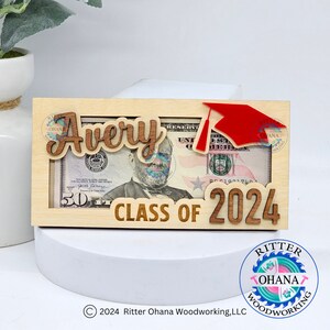 Graduation Money Holder, Class of 2024 Gift, High School Graduation, Gift for Graduate Student, Gift for High School Senior, Graduation Gift image 9