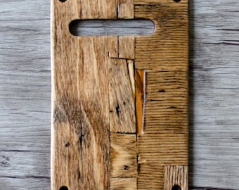 Handcrafted Tremolo Cover in Recycled Wood for Stratocaster Guitar - Handmade and Unique