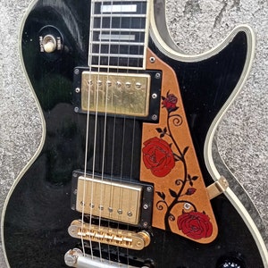 Pickguard Les Paul Gibson y Epiphone, artesanal en madera MDF para guitarras