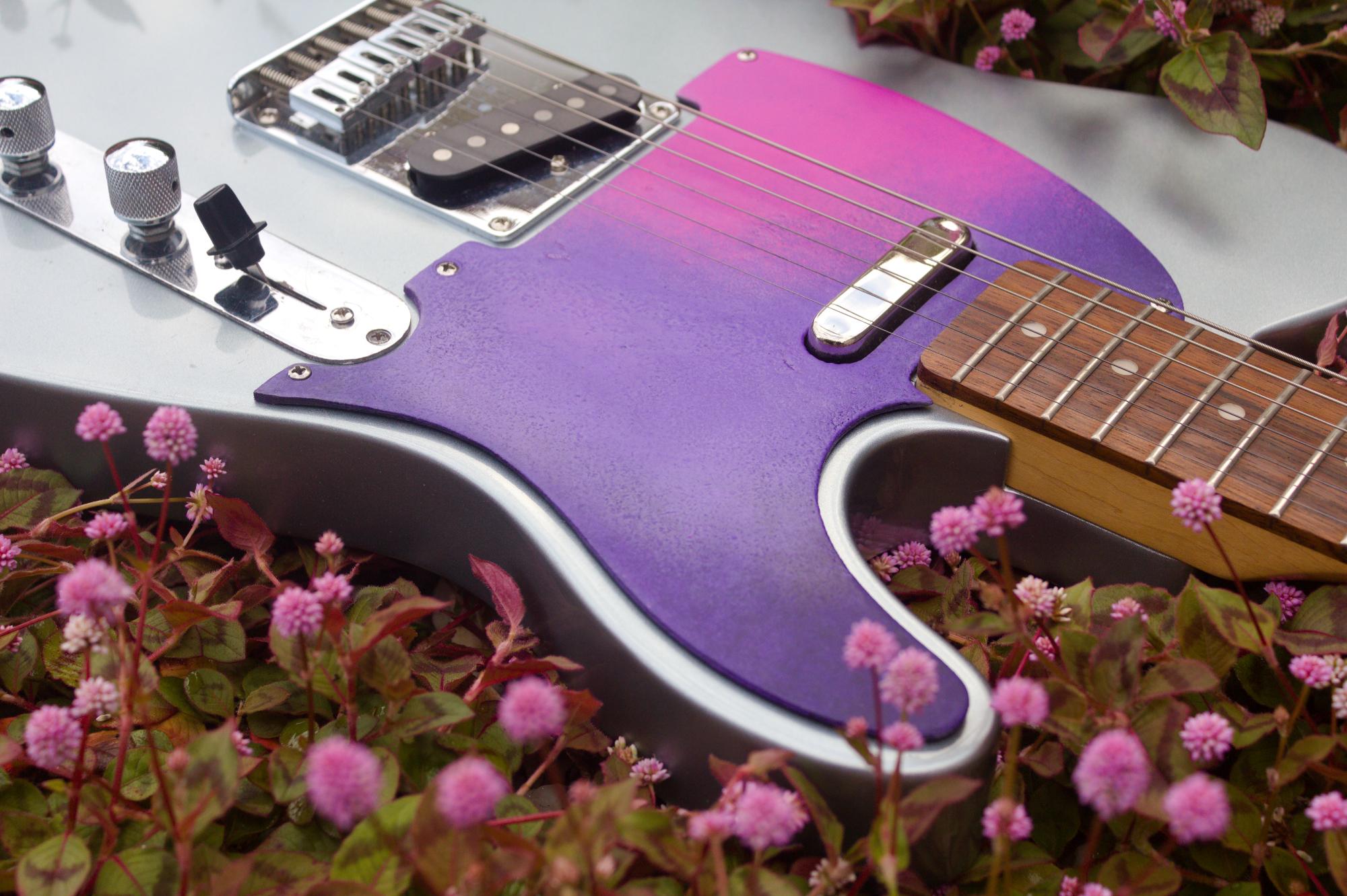 Telecaster pickguard purple - Etsy 日本