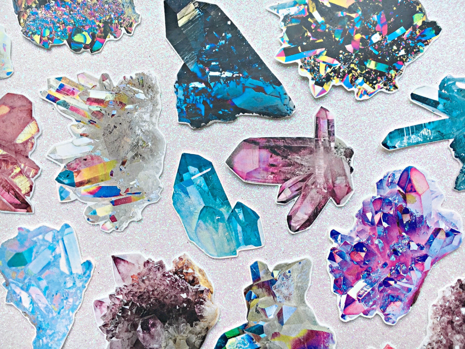 Healing Crystal Stickers Pack - Quartz - Stones - Aura quartz Sticker for  Sale by RelaxTimeYogaa