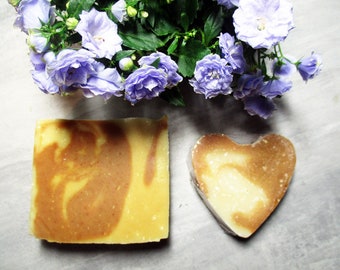 Soap Turmeric, Honey, 30 Shea, perfect for dry or mature skin