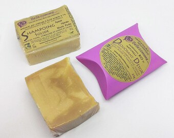 Kit n1 Organic solid shampoo, Deodorant Detox organic and organic soap