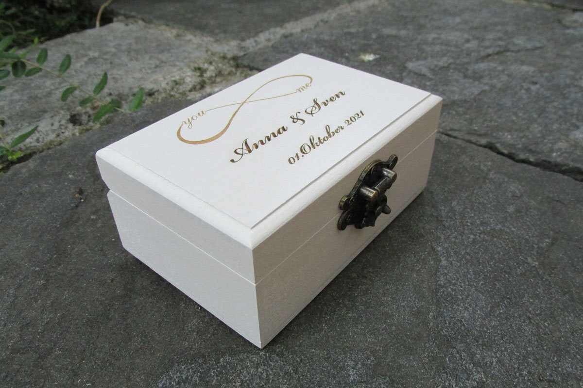 Wedding Ring Box for Ceremony Custom Wedding Ring Box Ring Etsy UK