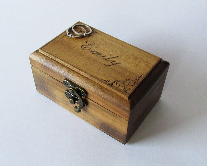 personalized ring box