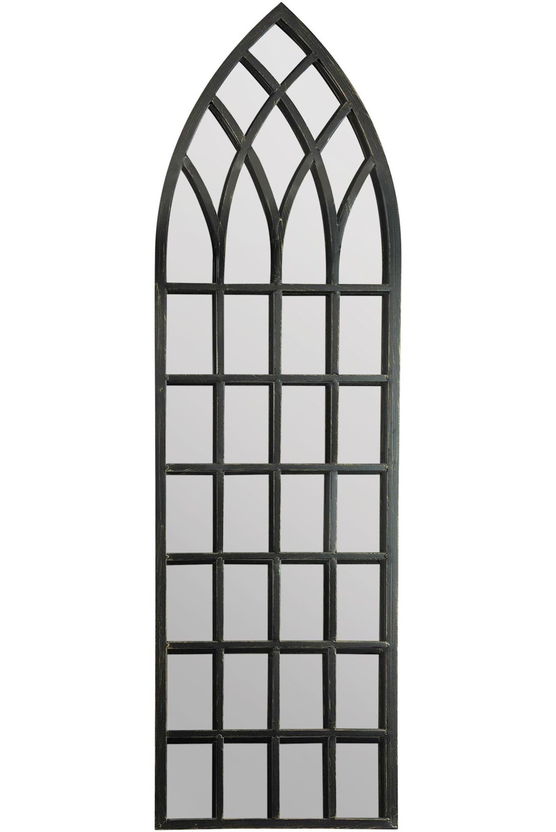 Large Metal Arched Black Outdoor Mirror Frost Protected 4ft7 X Etsy UK