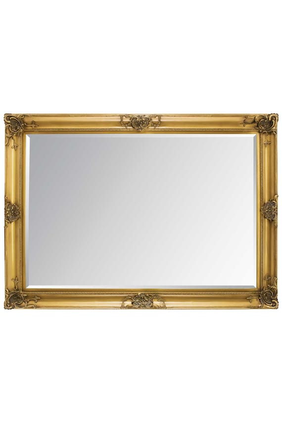 Gold Decorative Ornate Wall Mirror 7ft, 5ft X 4ft Mirror
