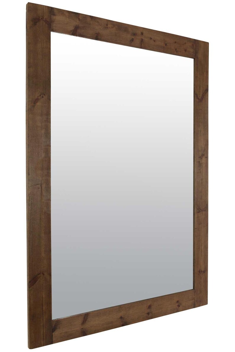 Farmhouse Dark Natural Wood Extra Large Wall Mirror 209 X 149 CM image 6