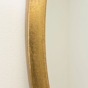 Large Gold Circular Bevelled Wall Mirror 100cm x 100cm 3ft3 x 3ft3 image 4