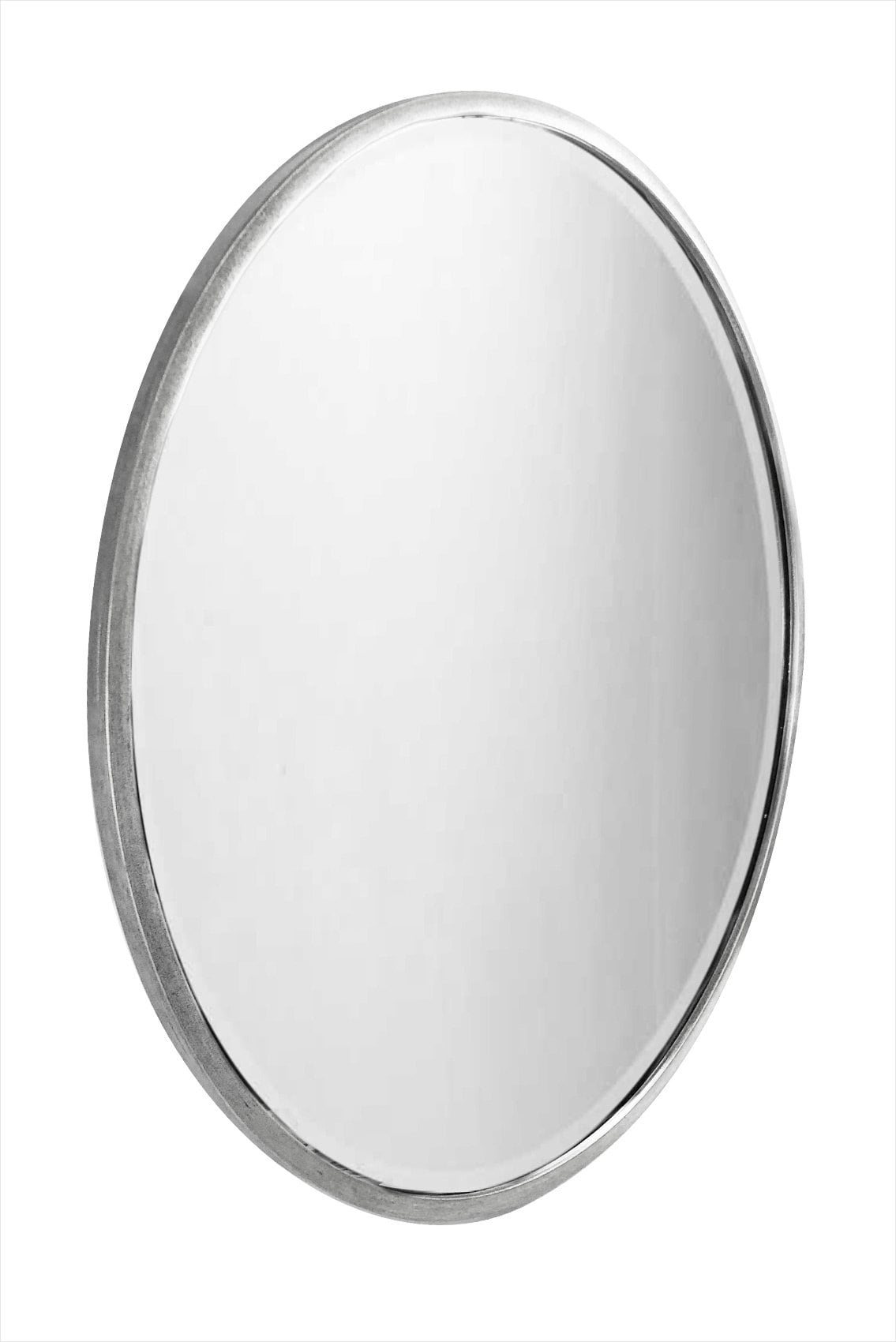 Espejo redondo AURORA plata Ø100 cm ⋆ La Casa de la Lámpara