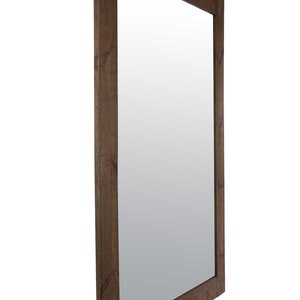 Farmhouse Dark Natural Wood Extra Large Wall Mirror 209 X 149 CM image 7