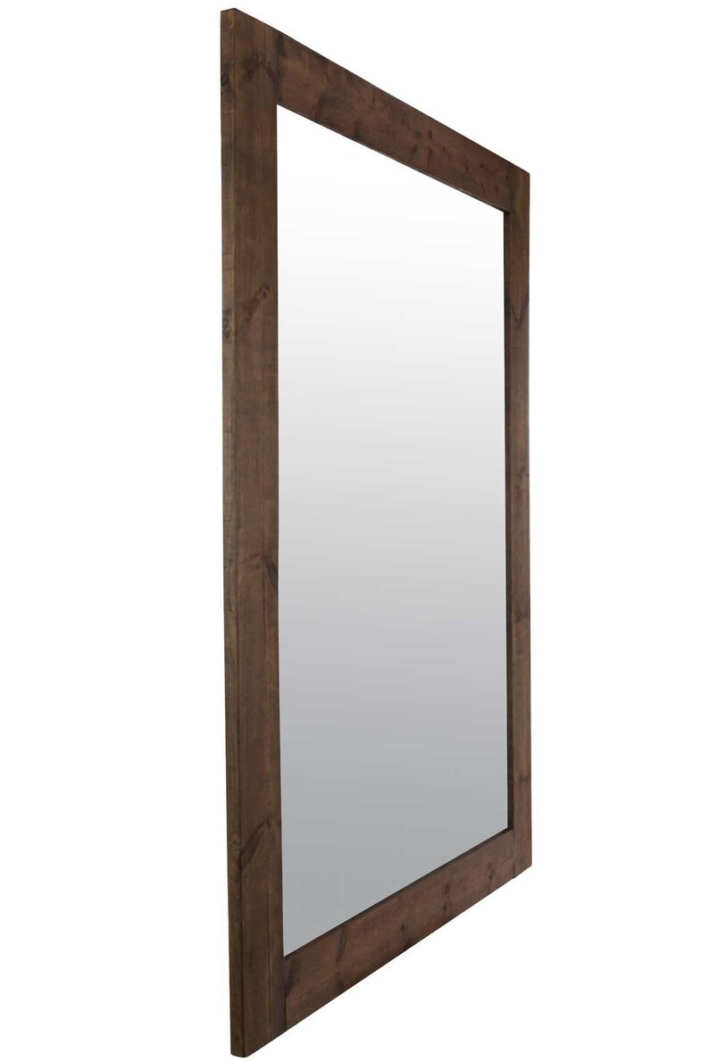 Farmhouse Dark Natural Wood Extra Large Wall Mirror 209 X 149 CM image 7