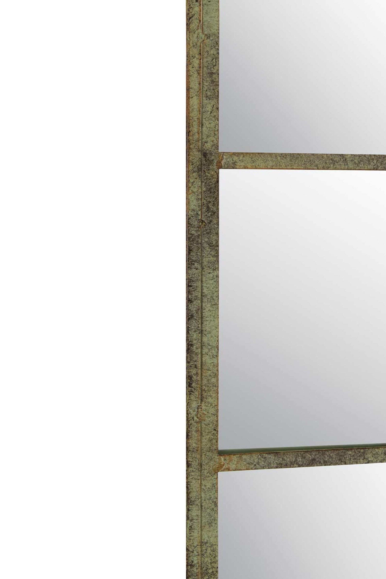 Large Green Arched Rustic Outdoor Mirror Frost Protected 140 X Etsy UK