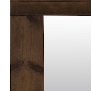 Farmhouse Dark Natural Wood Extra Large Wall Mirror 209 X 149 CM image 3