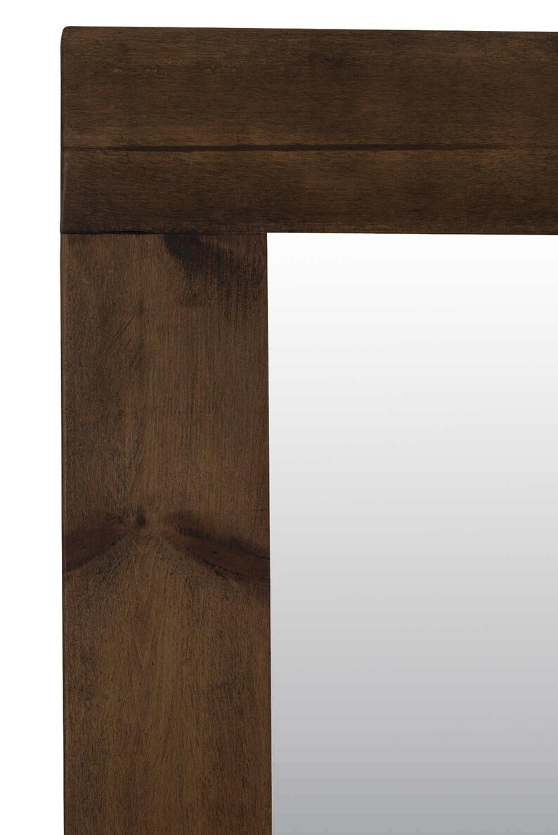 Farmhouse Dark Natural Wood Extra Large Wall Mirror 209 X 149 CM image 3