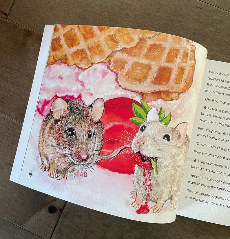 Illustrated Childrens Book Mouse Adventures Making Friends - Etsy