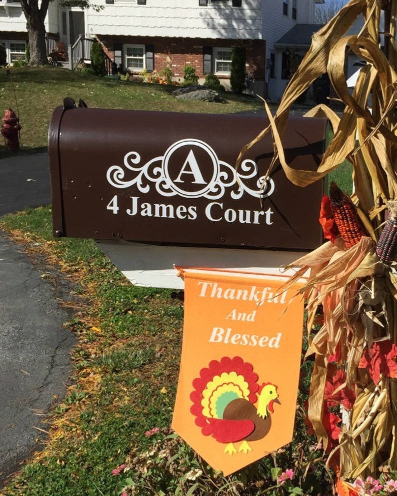 Mailbox Decals Mailbox Numbers Mailbox Stickers House Etsy