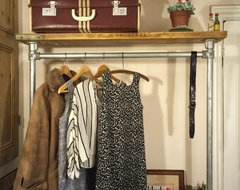 INDUSTRIAL CLOTHES RAIL