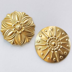Brass decor / Decorative wall hook/ brass hardware / brass hook / Macrame Accessory / Brass Embellishment / Screw Covers