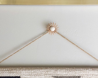 Peachy Vintage Wall Hook, Enamel Flower Wall Hook, Floral Wall Hanging