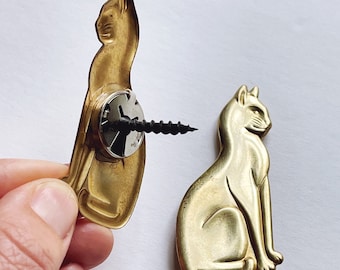 Brass Cat suspend.it screw and nail cover