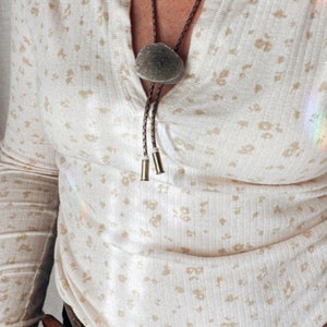 Cowboy take me away, Crystal Bolo Tie - western wear neck tie - coastal cowgirl jewelry, Modern Bolo Tie | Adjustable Lariat Style Necklace