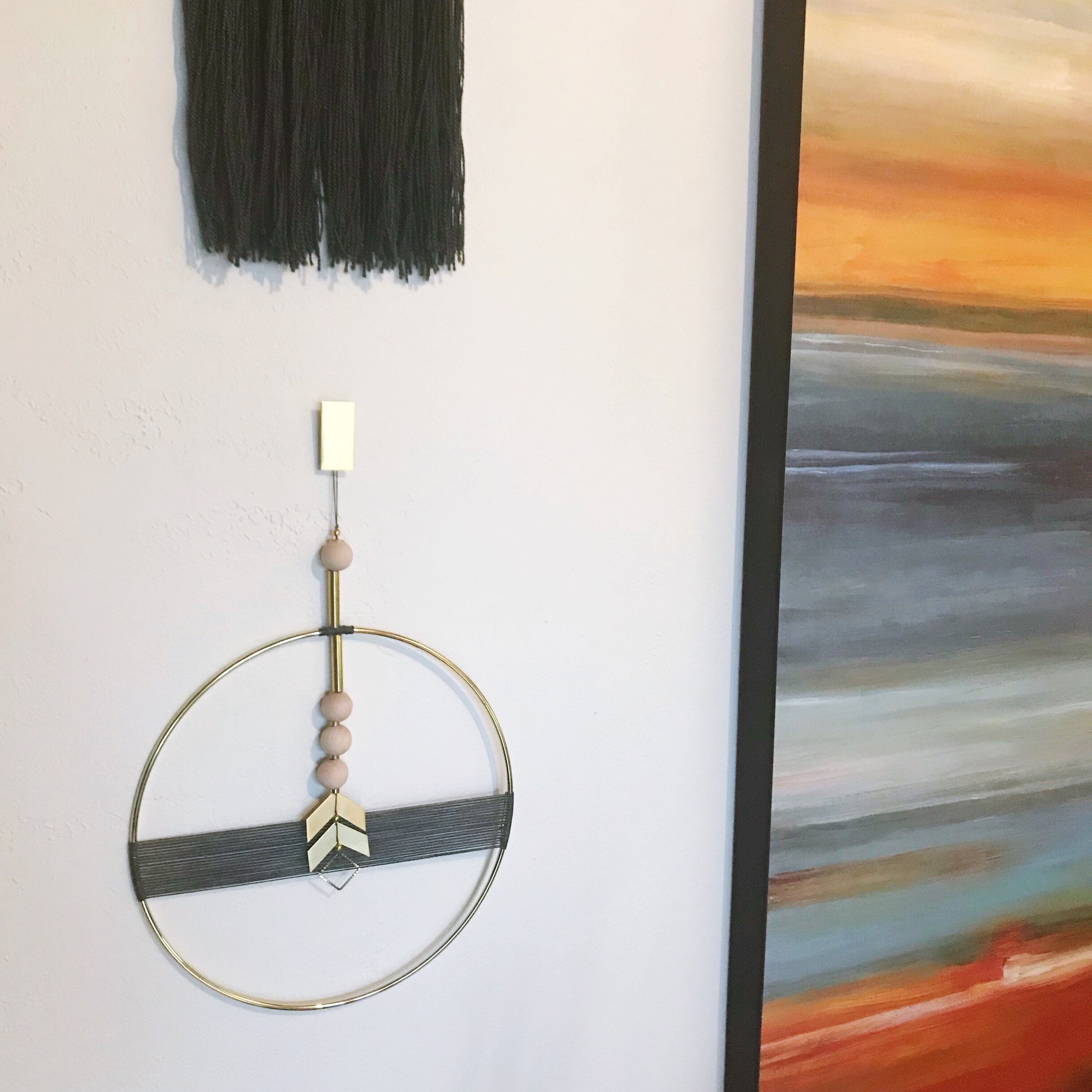 Geometric Hardware / Brass Hook / Macrame Accessory / Brass | Etsy