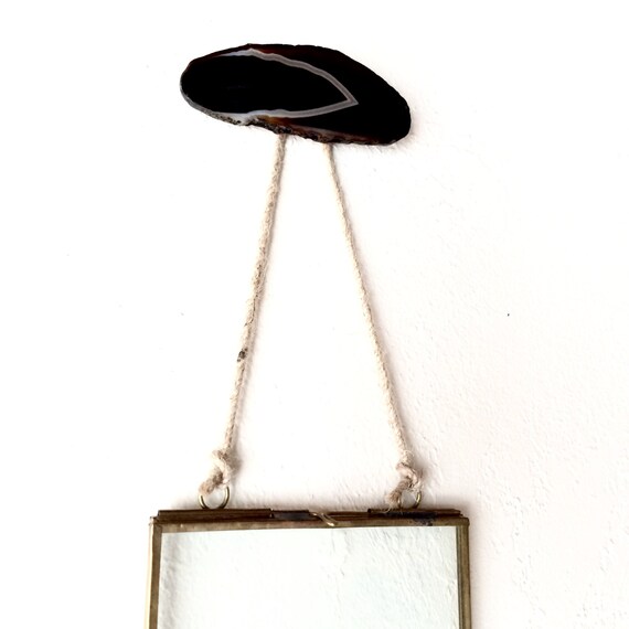 Geode Wall Mount To Hide Exposed Screw Nail Heads In Dark Etsy