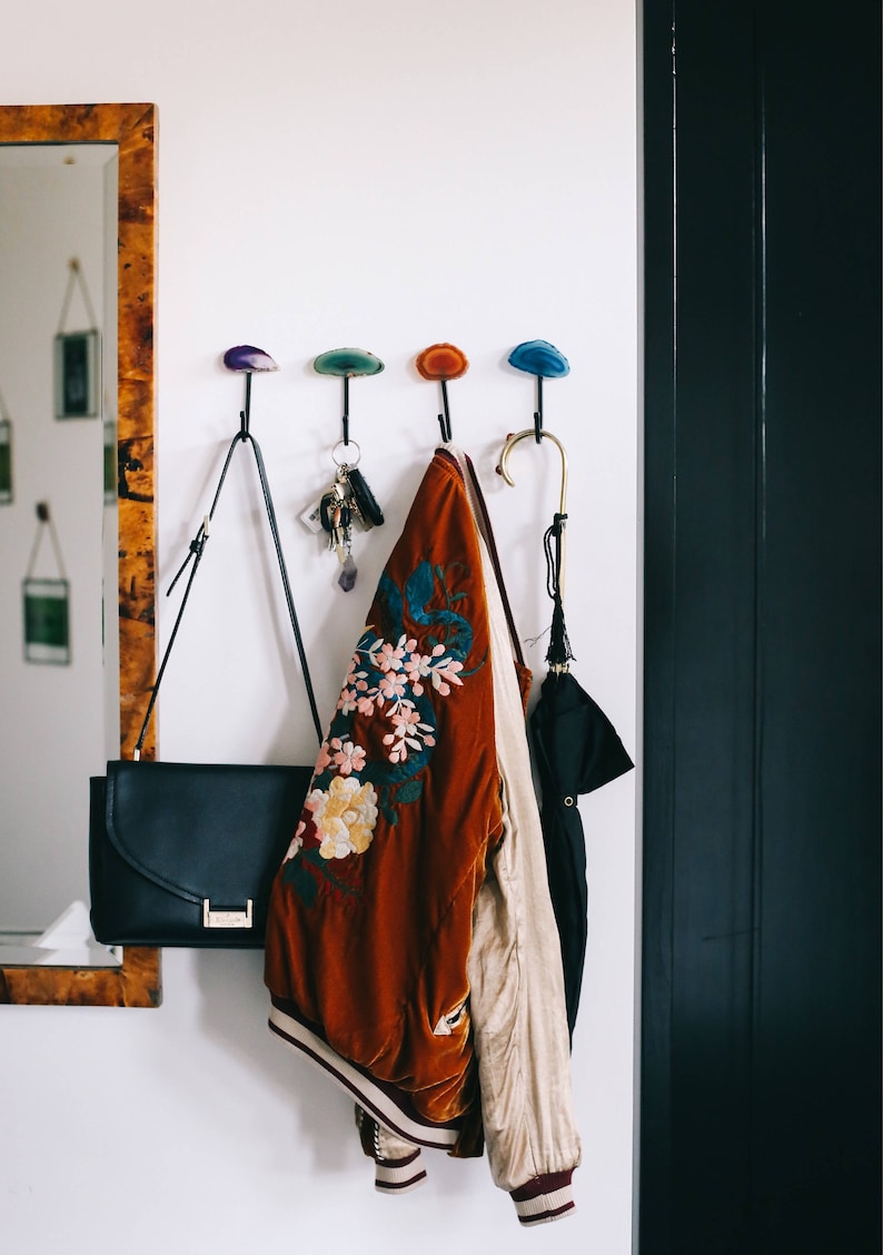 Modern Hook for Entryway // Decorative Hook for Keys // Towel Etsy