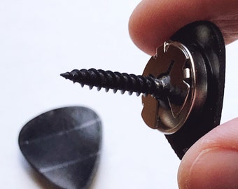 Guitar pick screw cover, nail cover, fender pick