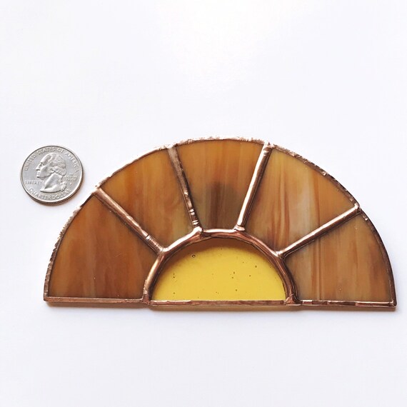 Stained Glass Sunrise Stained glass sunset suspend.it Nail Cover Colorful Wall Hook