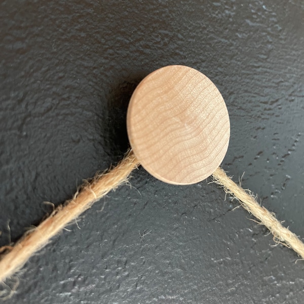 Wood wall hook, modern hook, Modern accent, decorative nail hook