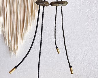Labradorite bolo tie