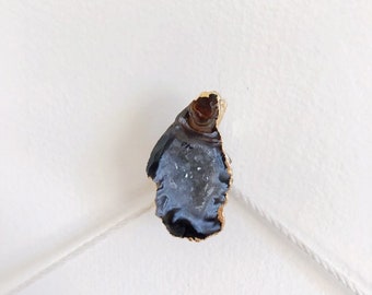 Geode, Agate Slice, Black, Screw Cover, Nail Cover, Wall Hanging, Boho, Accent, Decor, Crystal, Gemstone, Hook, Tapestry, Geode, Weaving