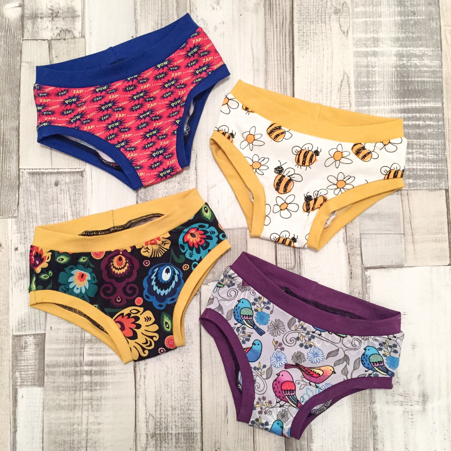 Children Kinickers 1 Pair Girls Boys Underwear, Childrens Knickers, Kids Briefs, Comfy ...