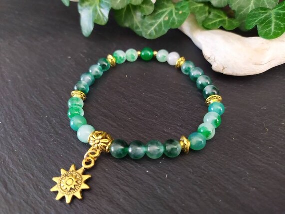 Jade Heart Chakra Bracelet Emotional Balance Energetic