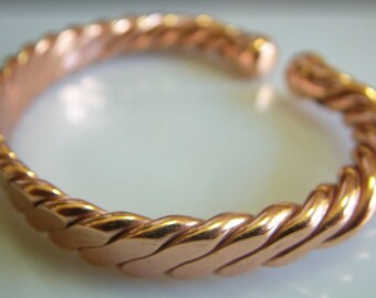 mens heavy copper bracelet