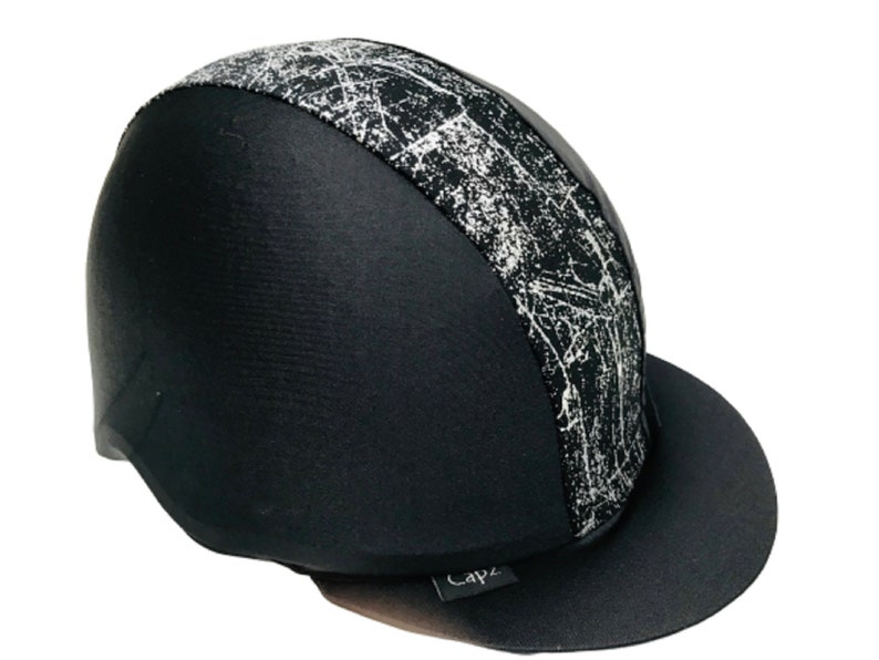 Riding Hat Cover Equestrian Horse Skull Cap Cover Black Aand Etsy UK