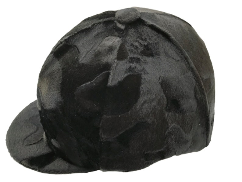 Riding Hat Cover Equestrian Horse Skull Cap Cover Black Etsy