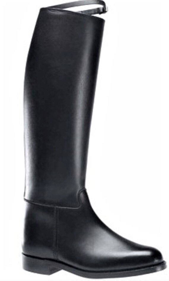 Leather riding boots size cheap 4