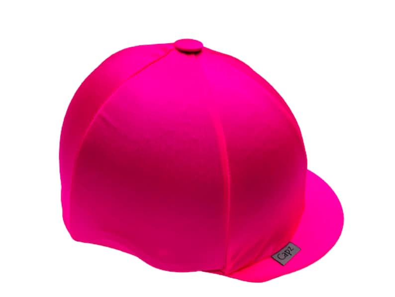 HI Vis Riding Hat Cover Equestrian Horse Skull Cap Cover Pink Bicycle Helmet Cover One Size Fits All