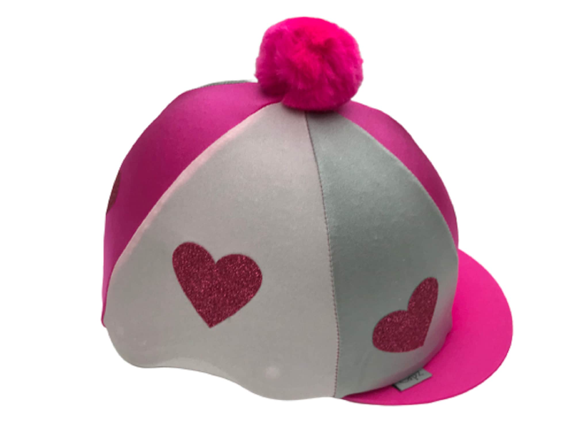 Riding Hat Cover Equestrian Horse Skull Cap Cover Pom Pom Pink Etsy UK