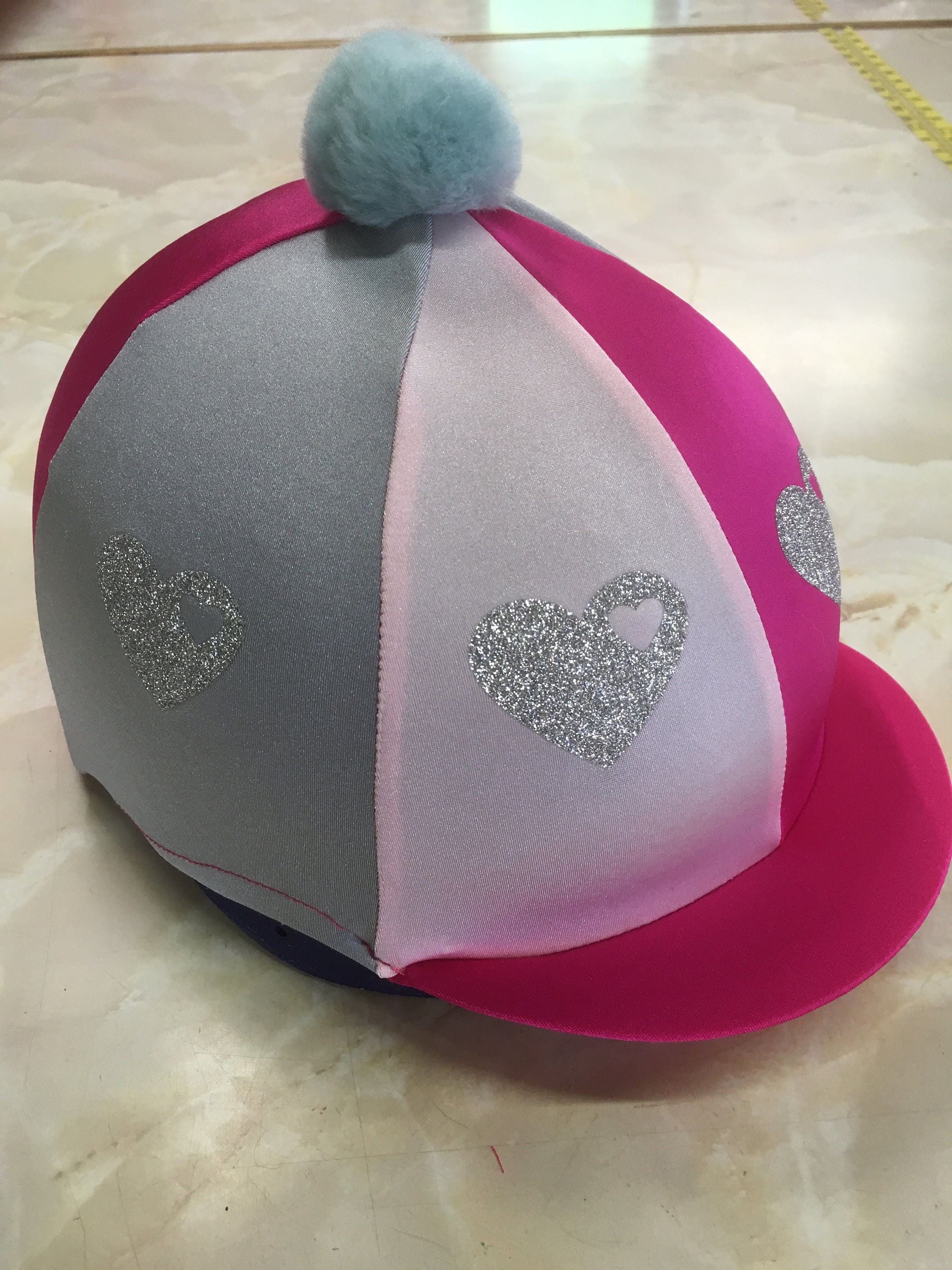 Riding Hat Cover Equestrian Horse Skull Cap Cover Pinkbab Etsy UK