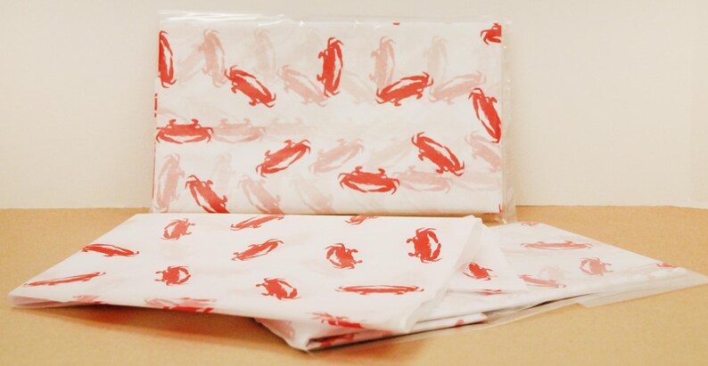 Crab Tissue Paper 8 Sheets per pack