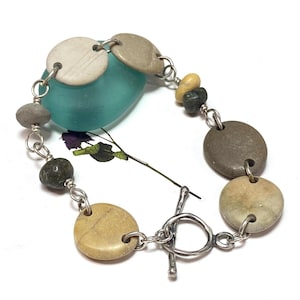 Italian Beach Pebble Bracelet