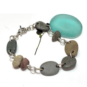 Italian Beach Pebble Bracelet