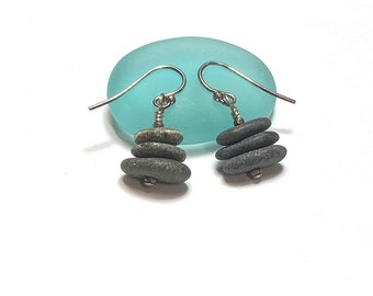 Cairn Earrings Silver